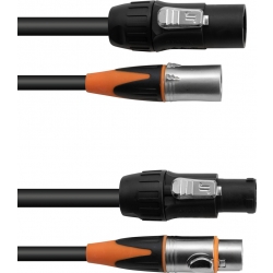 Eurolite Combi Cable DT-2 DMX IP T-Con/3-pin XLR 1.5m TILBUD NU
