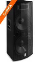 Aktive Højttalere, CVB212 PA Speaker Active 2x 12” BT MP3 1200W "C-STOCK"