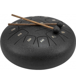 Dimavery TD-12 Steel Tongue Drum, black TILBUD NU