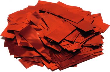 TCM FX Metallic Confetti rectangular 55x18mm, red, 1kg