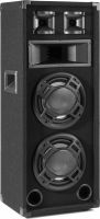 Loudspeakers, BS208 Black PA Speaker 2x8" LED 600W