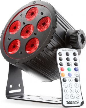 BAC406 Aluminum LED Spot 6x 18W 6-in-1 LEDs