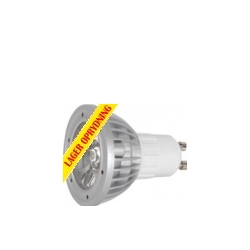 GU10 lampe 1W LED, hvid TILBUD NU netspænding lysnettet spænding