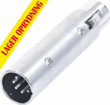 Omnitronic Adapter 3pin XLR(F)/5pin XLR(M)