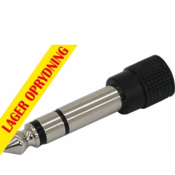 Omnitronic Adapter 6.35 Jack(M)/3.5(F) stereo 10x TILBUD NU stereoanlæg donkraft