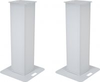 Eurolite 2x Stage Stand 150cm incl. Cover and Bag, white