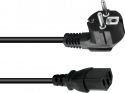 Kabler og stik, Omnitronic IEC Power Cable 3x1.0 3m bk
