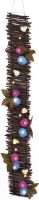 Christmas Decorations, Europalms Rose narrow carpet, with LEDs, 120cm