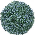 Artificial plants, Europalms Grass ball, artificial, blue, 22cm