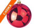 Decor & Decorations, Europalms Deco Ball 30cm, red "C-STOCK"