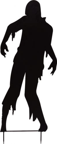 Europalms Silhouette Metal Zombie Man, 135cm