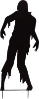 UV Lys, Europalms Silhouette Metal Zombie Man, 135cm