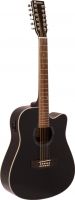 Dimavery DR-612 Western guitar 12-string, black