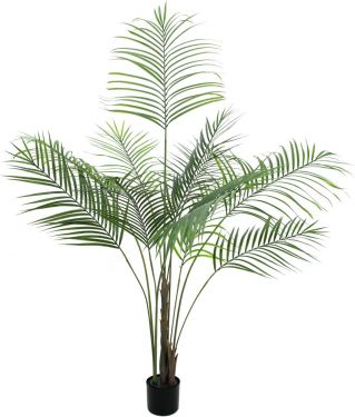 Europalms Areca palm with big leaves, artificial plant, 185cm