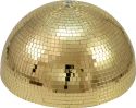 Mirror Balls, Eurolite Half Mirror Ball 50cm gold motorized
