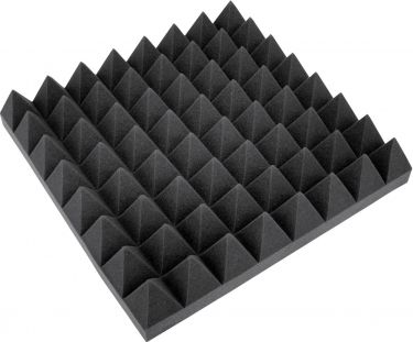 Omnitronic Accoustic Foam, Pyramid 100mm, 50x50cm