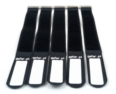 GAFER.PL Tie Straps 25x260mm 5 pieces black