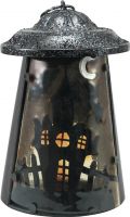 Udsmykning & Dekorationer, Europalms Lantern Ghost House, 23cm