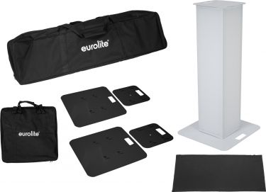 Eurolite 2x Stage Stand 100cm incl. Cover and Bag, black