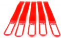 Kabelordnere og stropper, GAFER.PL Tie Straps 25x400mm 5 pieces red