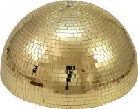 Eurolite Half Mirror Ball 40cm gold motorized