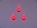Sortiment, Europalms LED Glass 2oz with Dice Play, red, 3x