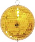 Diskolys & Lyseffekter, Eurolite Spejlkugle 20cm guld