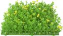 Artificial plants, Europalms Grass mat, artificial, green-yellow, 25x25cm