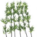 Kunstige Blomster, Europalms Bamboo tube with leaves, artificial, 180cm, sixpack