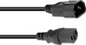 Cables & Plugs, Omnitronic IEC Extension 3x1.0 0.6m bk