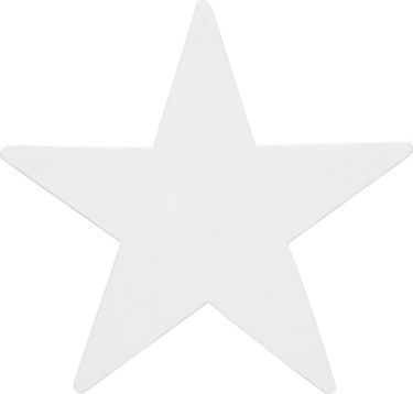 Europalms Silhouette Star, white, 58cm