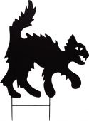 Udsmykning & Dekorationer, Europalms Silhouette Metal Cat, 53cm