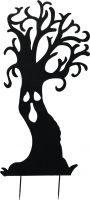 Black Light, Europalms Silhouette Metal Ghost Tree, 150cm