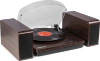 RP168DW Record Player with Speakers Dark Wood