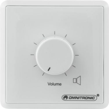 Omnitronic PA Volume Controller, 30 W mono wh