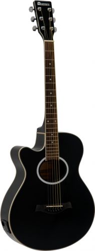 Dimavery AW-400 Western guitar LH, black