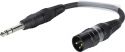 Assortment, SOMMER CABLE Adaptercable XLR(M)/Jack stereo 0.15m bk