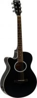 Akustisk Guitar, Dimavery AW-400 Western guitar LH, black