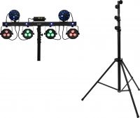 Eurolite Set LED KLS Laser Bar Next FX Light Set + STV-60-WOT EU Steel stand black