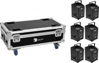 Eurolite Set 6x AKKU IP UP-4 Plus HCL Spot WDMX + Case with charging funktion