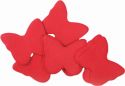 Confetti, TCM FX Slowfall Confetti Butterflies 55x55mm, red, 1kg