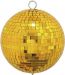 Eurolite Mirror ball 15cm gold