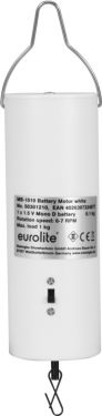 Eurolite MB-1010 Batteri motor hvid