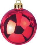 Julepynt, Europalms Deco Ball 7cm, red 6x