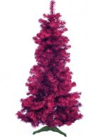 Julepynt, Europalms Fir tree FUTURA, violet metallic, 180cm