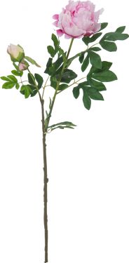Europalms Peony Branch premium, artificial plant, pink, 100cm