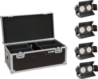 Eurolite Set 4x LED CBB-2 WW/CW Fairlight + Case