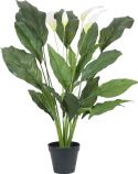 Udsmykning & Dekorationer, Europalms Spathiphyllum deluxe, artificial, 83cm