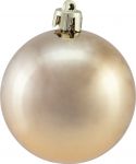Christmas Decorations, Europalms Deco Ball 6cm, copper, metallic 6x