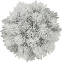 Julepynt, Europalms Pine ball, flocked, 15cm